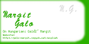 margit galo business card